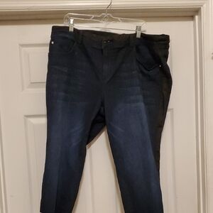 Women's Dark Navy Stretch Jeggings - Classic Slim Fit